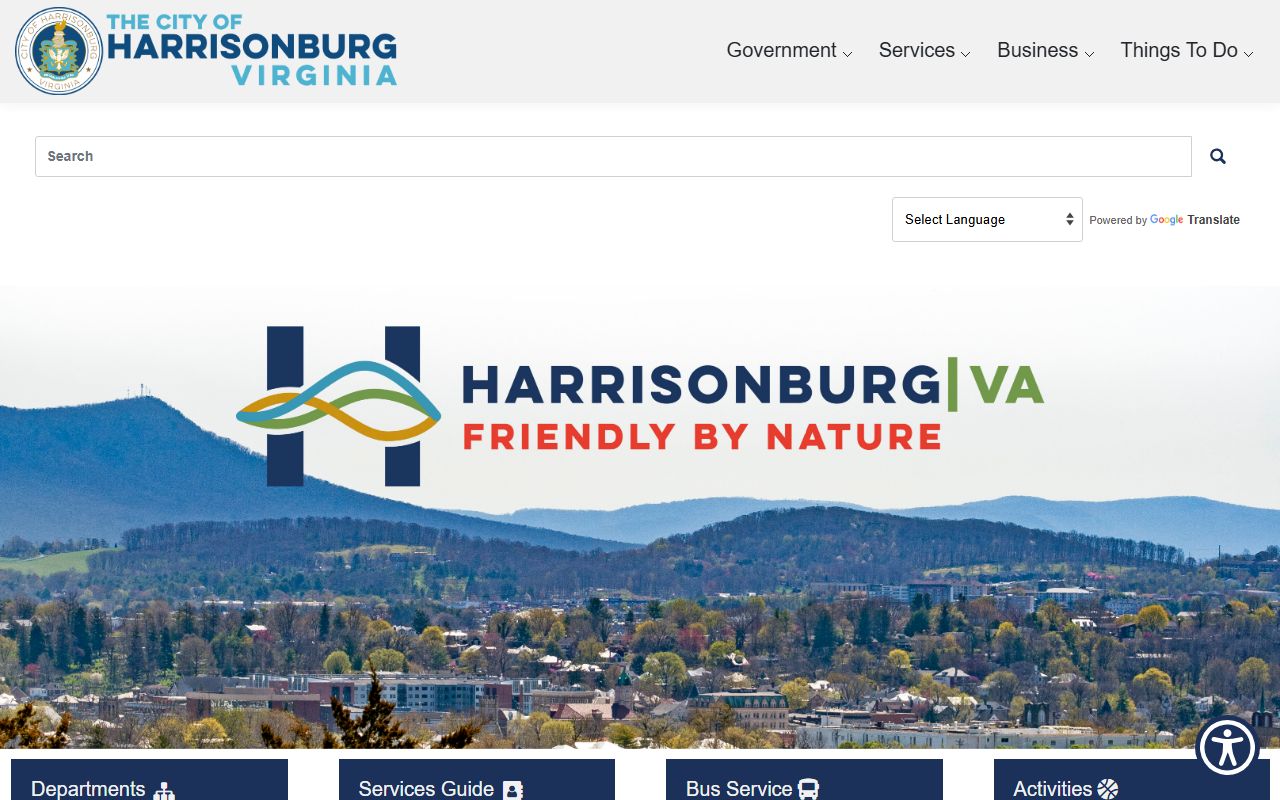 Harrisonburg background check city government