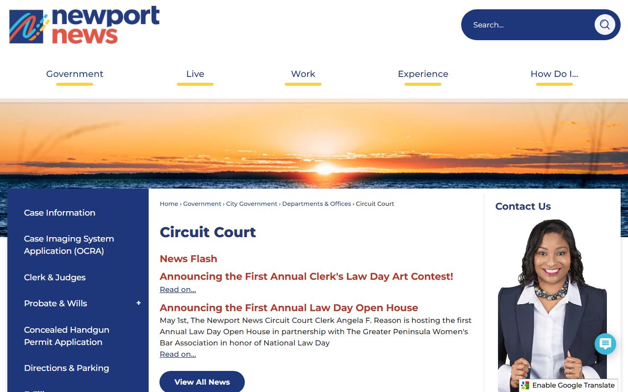 Newport News criminal records circuit court