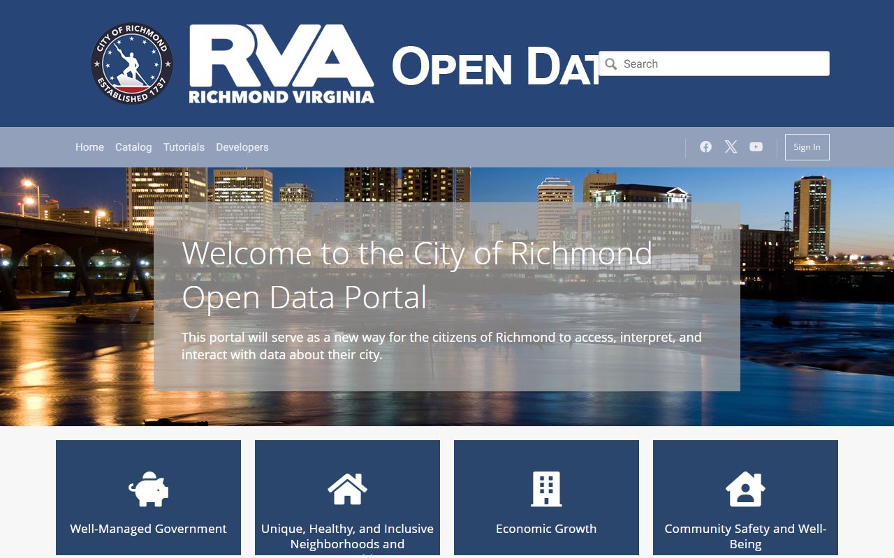 Richmond background check open data portal