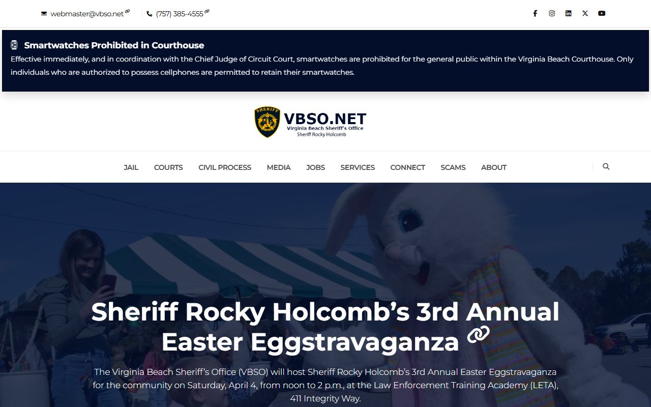 Virginia Beach background check sheriff office records