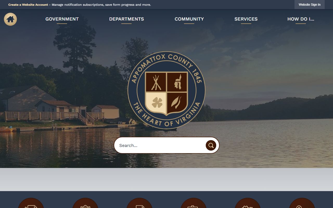 Appomattox County background check government portal