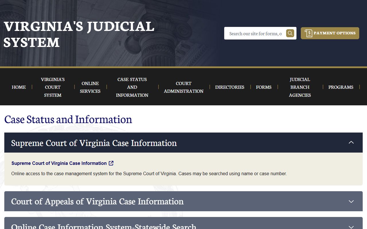 Craig County background check case information portal