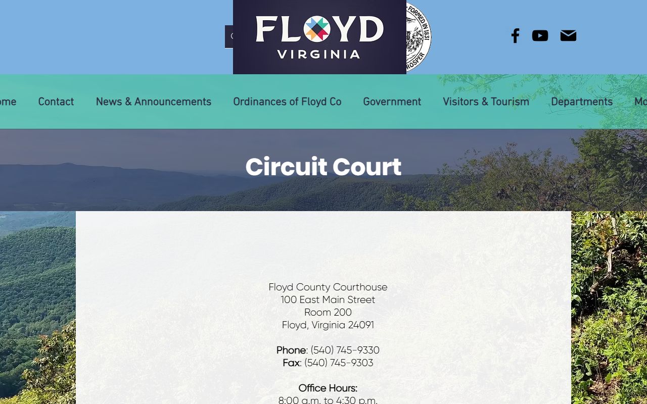 Floyd County Circuit Court background check records