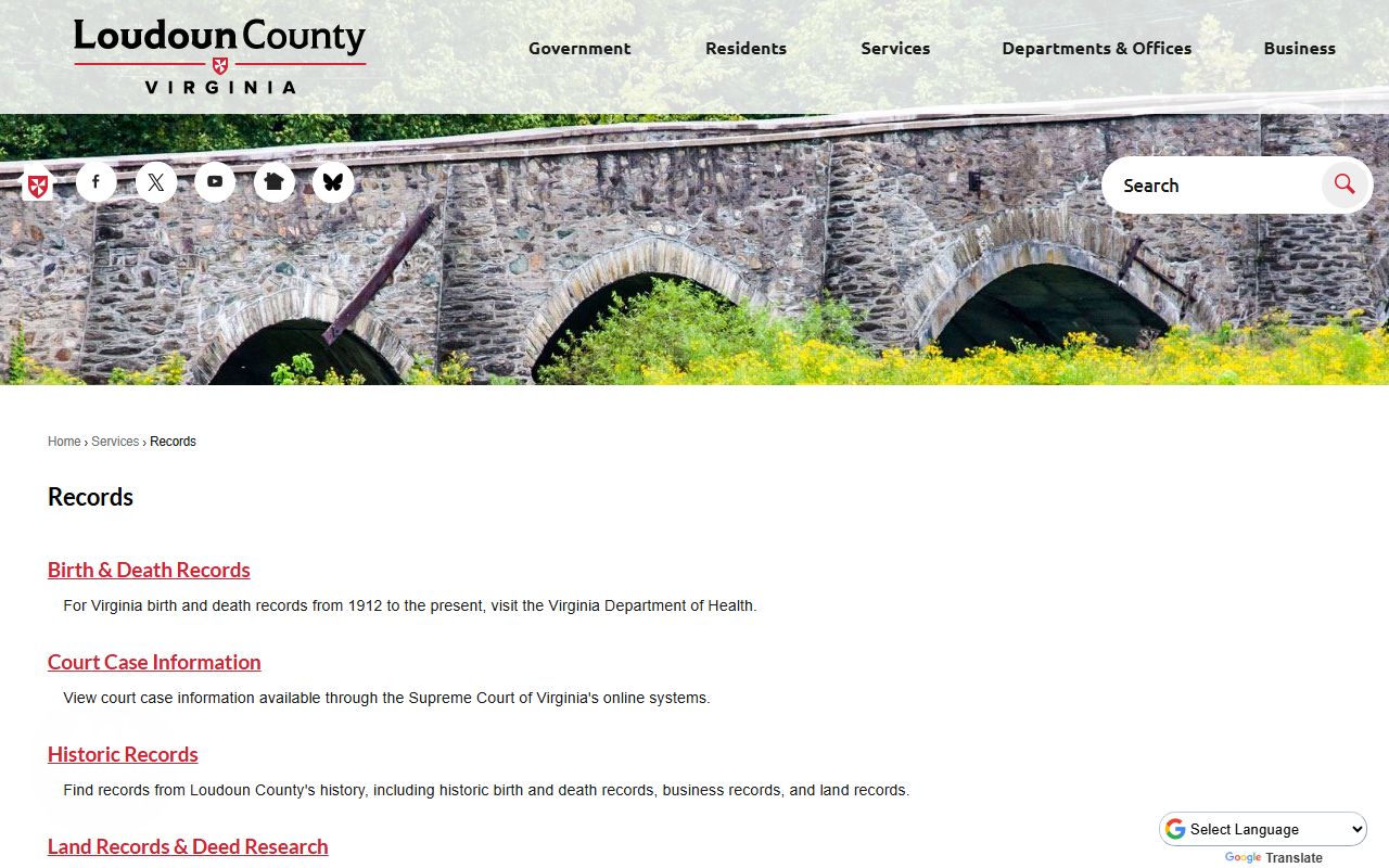 Loudoun County background check court case search