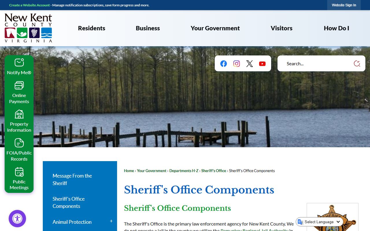 New Kent County background check sheriff records