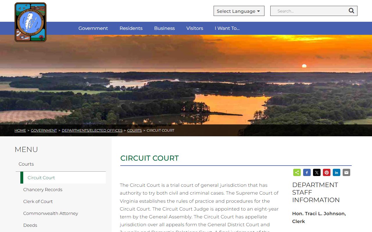 Northampton County circuit court background check records